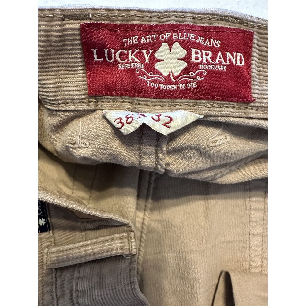 Lucky Brand 38 x 30 361 Vintage Straight Khaki 100%‎ Cotton Corduroy Jeans - Picture 4 of 8